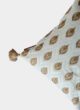 White and Gold Polyester Cushion Cover with Tassels for Sofa and Couch - CS 016 (40x40cm) - Image 2