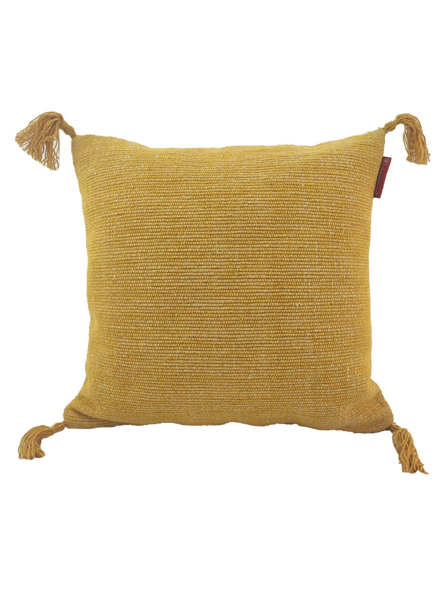 001-1-scaled-1-1847x2500-1.jpg Yellow Color Cotton Cushion with Filler for Window Seat, Bed, and Floor - CS 157 (60x60cm) - Image 1