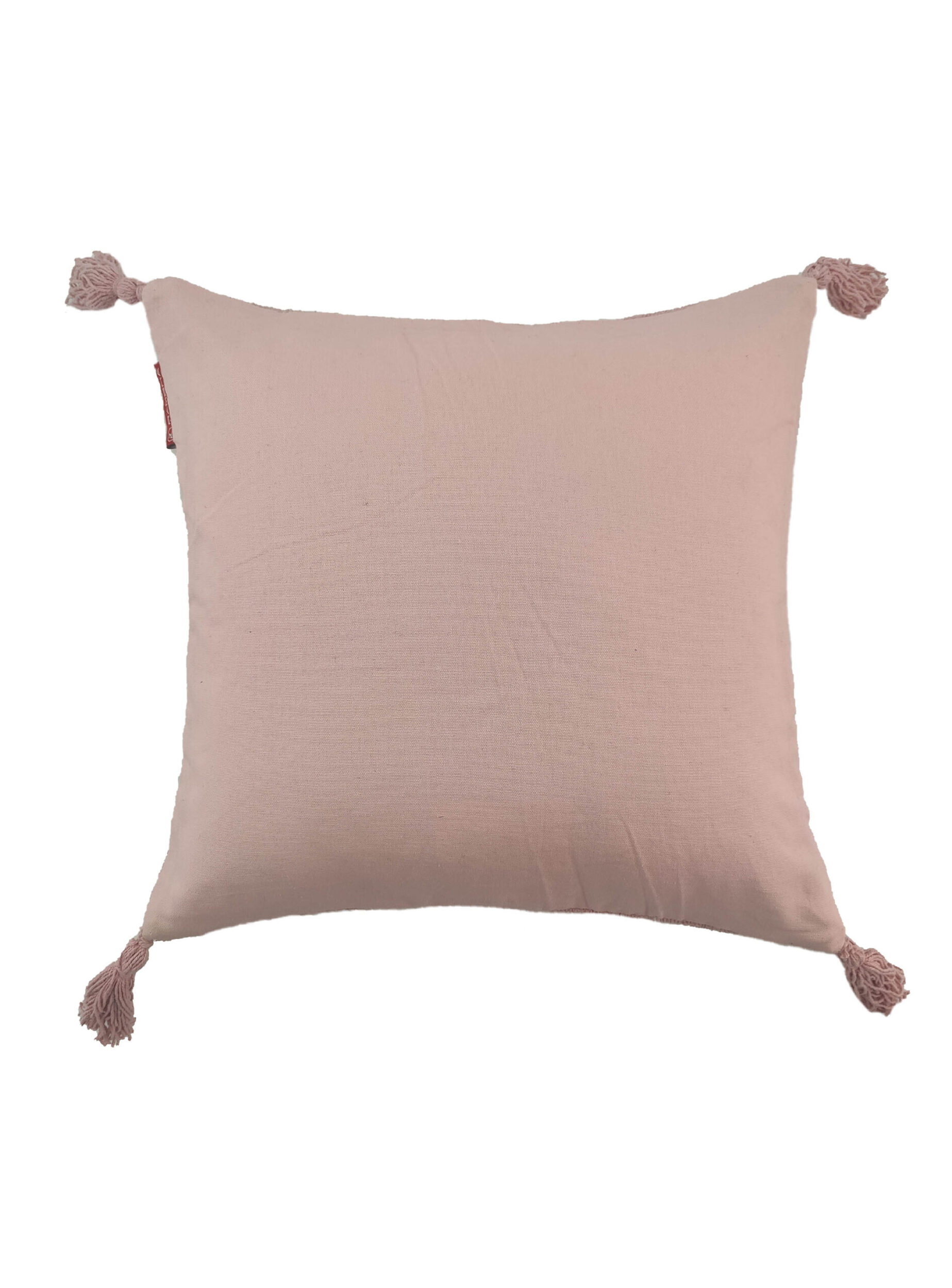 001-scaled-5.jpg Pink Color Cotton Cushion with Filler for Window Seat, Bed, and Floor - CS 157 (60x60cm) - Image 3