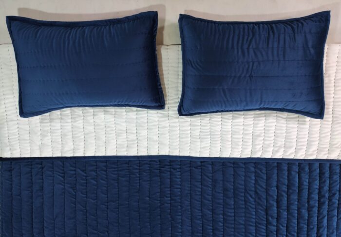 ⁦Amazing Blue & White Bed Spread - BDS 02 (250x250cm)⁩ - الصورة ⁦2⁩