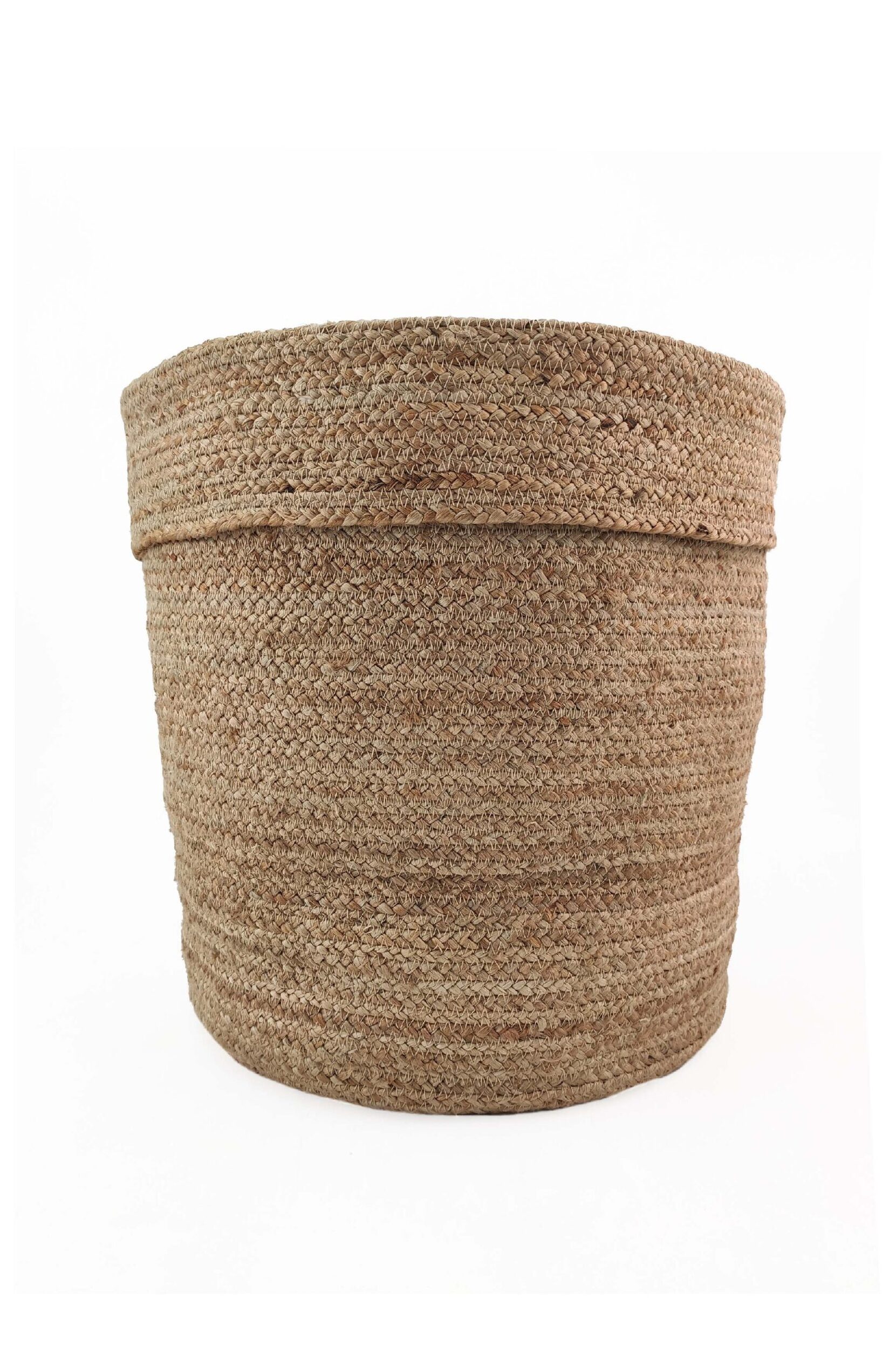 01-1-scaled-1.jpg Natural Handmade Jute Basket for Living Room and Bedroom Storage - BS 016 (40x50cm) - Image 3