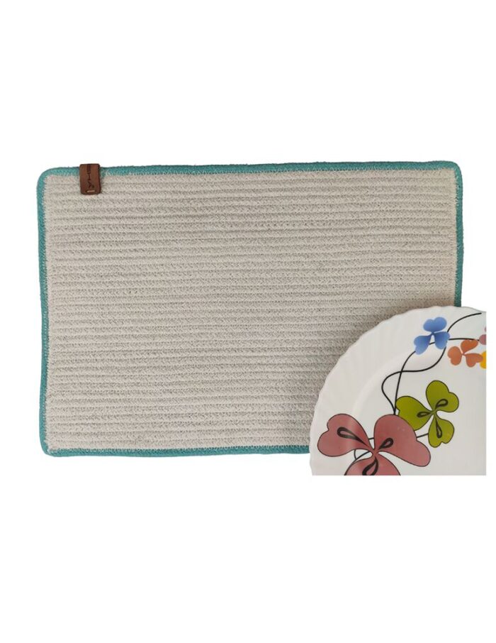 ⁦Blue & White Color Placemat - PM 014 (30x44cm)⁩ - الصورة ⁦1⁩