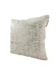 White and Gold Velvet Cushion Cover for Floor Cushion and Bedroom - CS 129 (45x45cm) - Image 2
