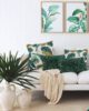 Beautiful Leaf Printed Cushion Cover - CS 010 (40x40cm) - Image 5