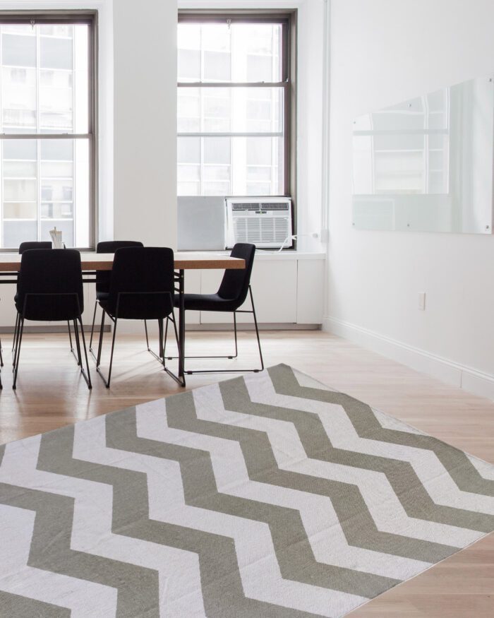 Decor Area Printed Rug SP-019 - Grey and White (140x200cm) - Image 3