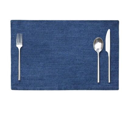 Blue Color Cotton Placemat - PM 040 (30x44cm)