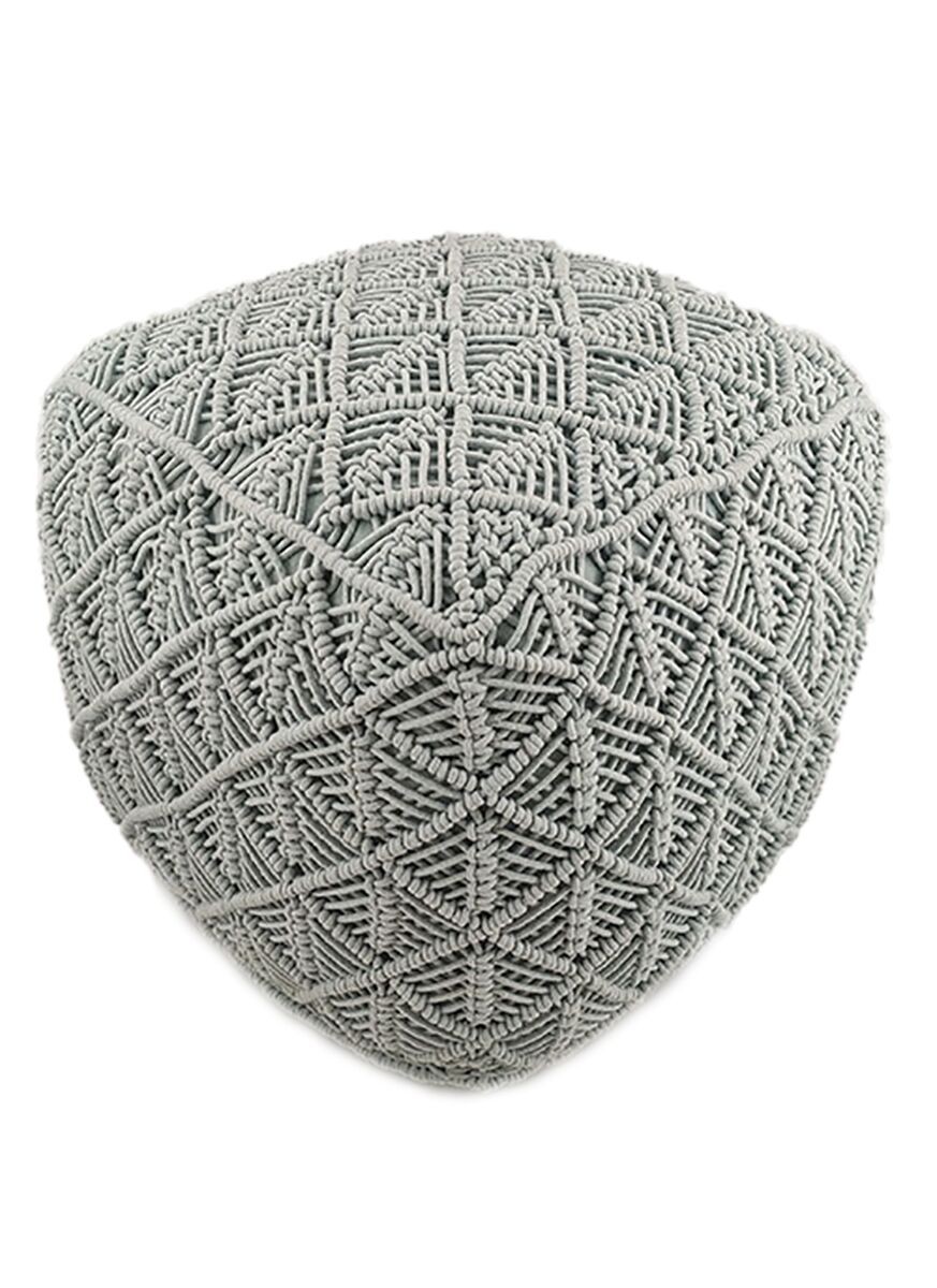 01-36-873x1200-1.jpg White Color Modern Living Room Area Pouf - PF 062 (40x40x40cm) - الصورة 1