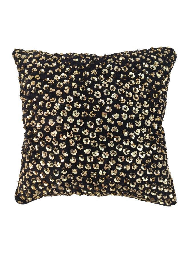 01-9-676x900-1.jpg Black Polyester Magic Sequins Cushion Cover for Living Room and Playroom - CS 025 (40x40cm) - Image 1