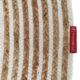 Handmade braided jute round rug in natural and white color - BR 012 (90cm) by Ramsha Home