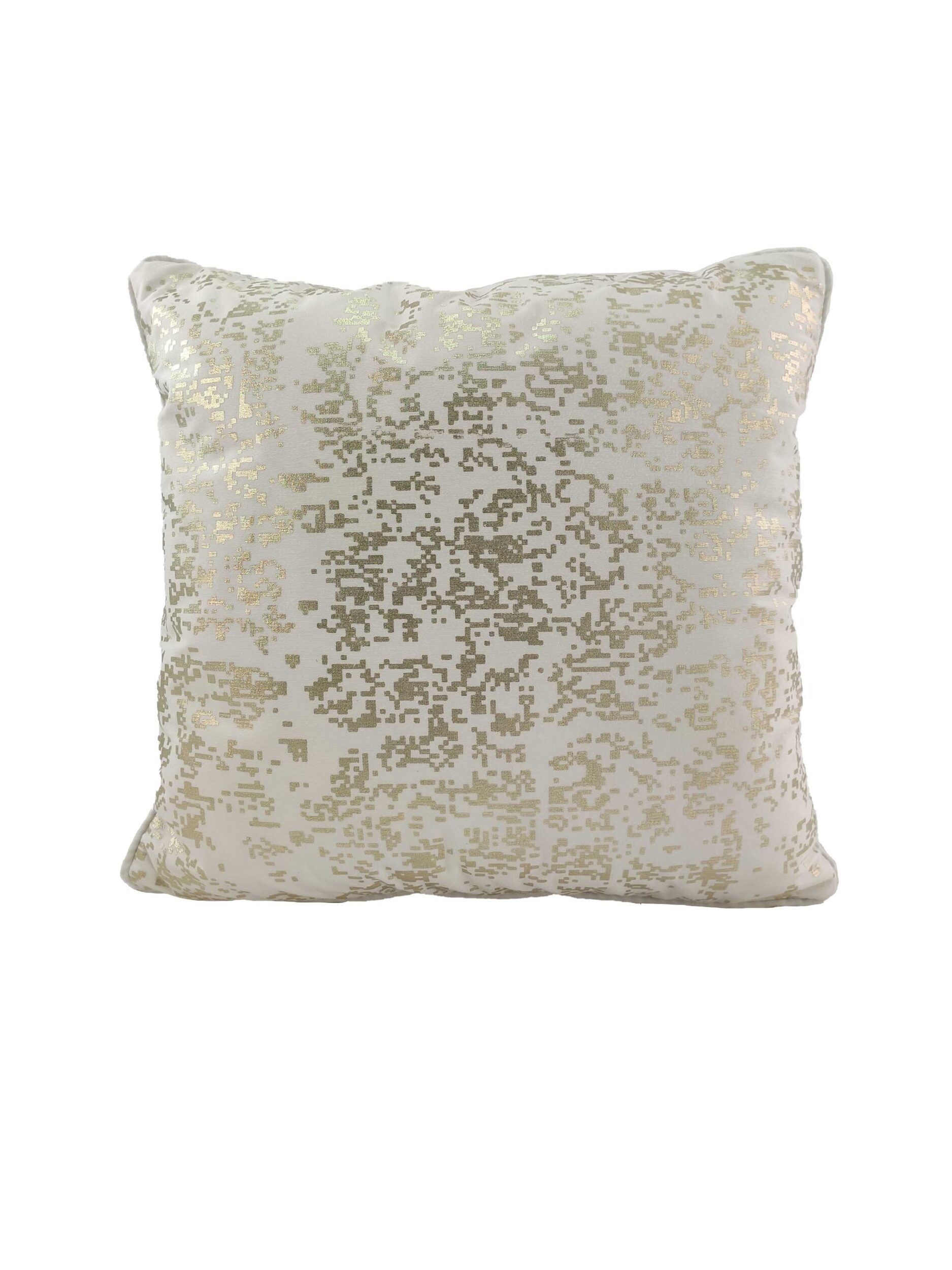 02-1-scaled-2-1875x2500-1.jpg White and Gold Velvet Cushion Cover for Floor Cushion and Bedroom - CS 129 (45x45cm) - Image 1
