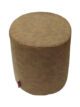 Leather Decorative Pouf Tan Color - PF 041 (40x40x50cm) - الصورة 2