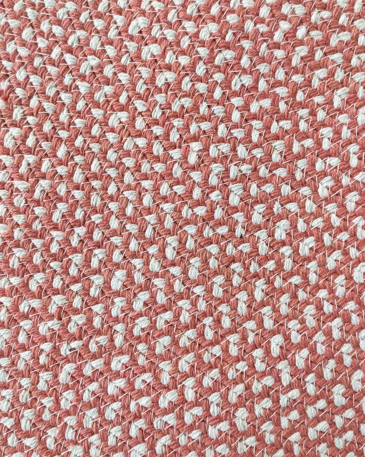 02-4.jpg Amazing Handmade Pink Cotton Round Rug - BR 011 - Image 5
