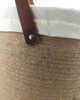 Natural Jute Basket with Leather Handle - LBK 001 (40Dx60Hcm) - Image 2