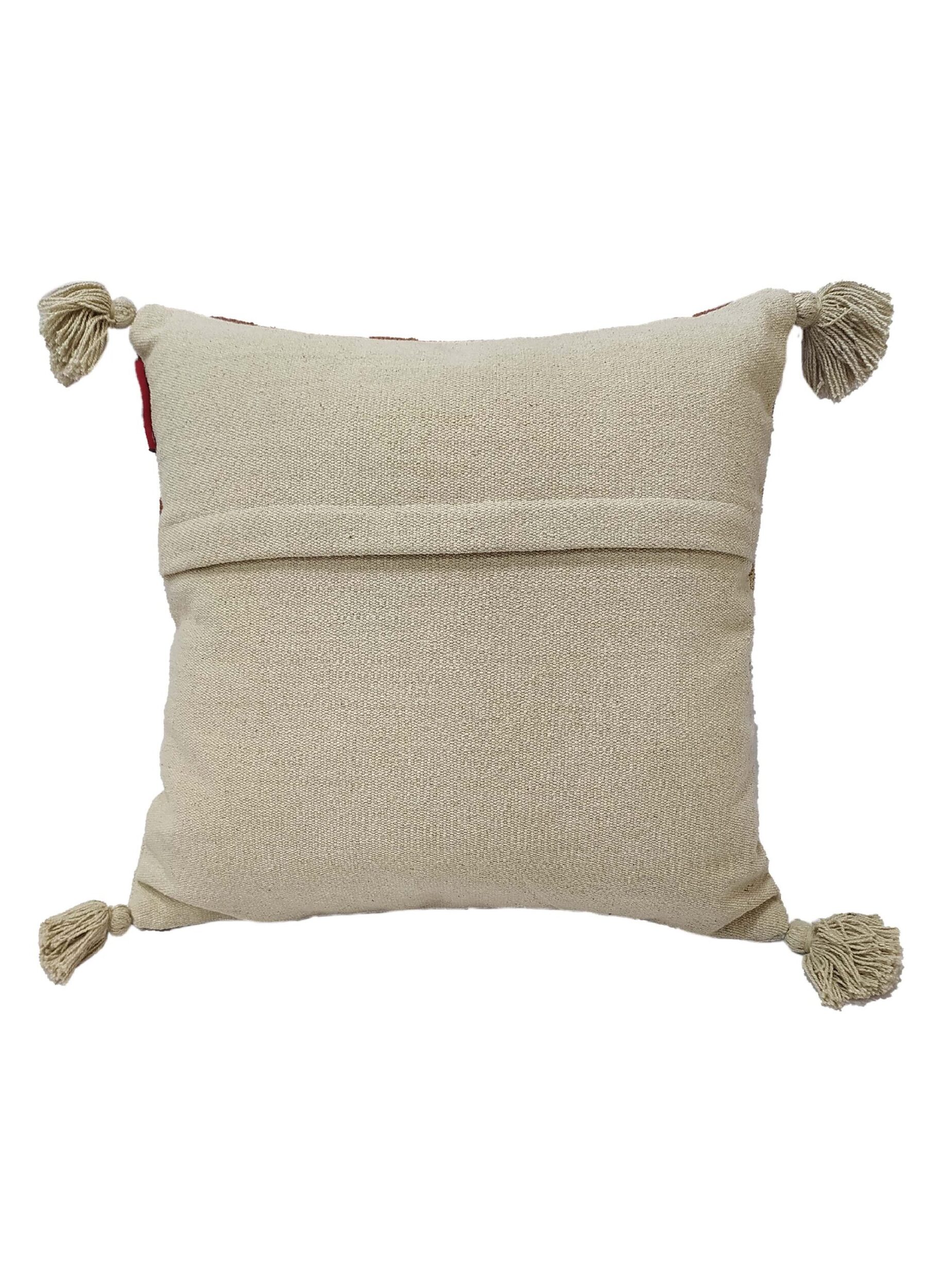 02-8-scaled-2.jpg Multi Color Cotton Cushion with Filler for Hallway, Bed, Couch - CS 135 (45x45cm) - Image 2