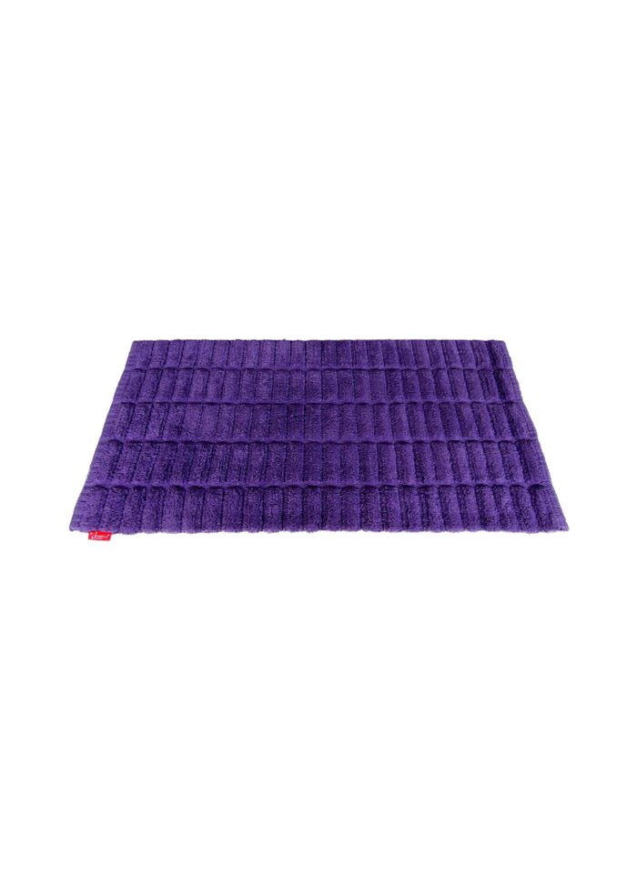 ⁦Handmade Violet Color Bathmat - BM 005 (50x80 cm)⁩ - الصورة ⁦2⁩