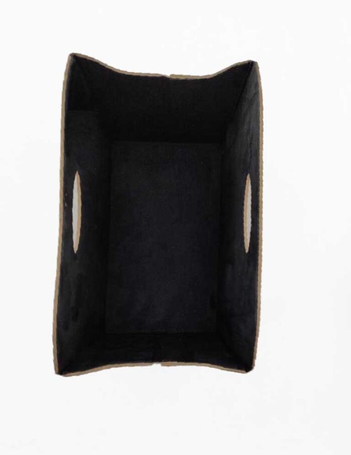 Ivory Handmade Polyester Basket - BK 003 (35x20x27cm) - Image 2