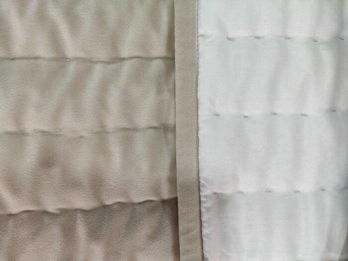 Beautiful Beige & White Bed Spread - BDS 03 (250x250cm) - Image 4