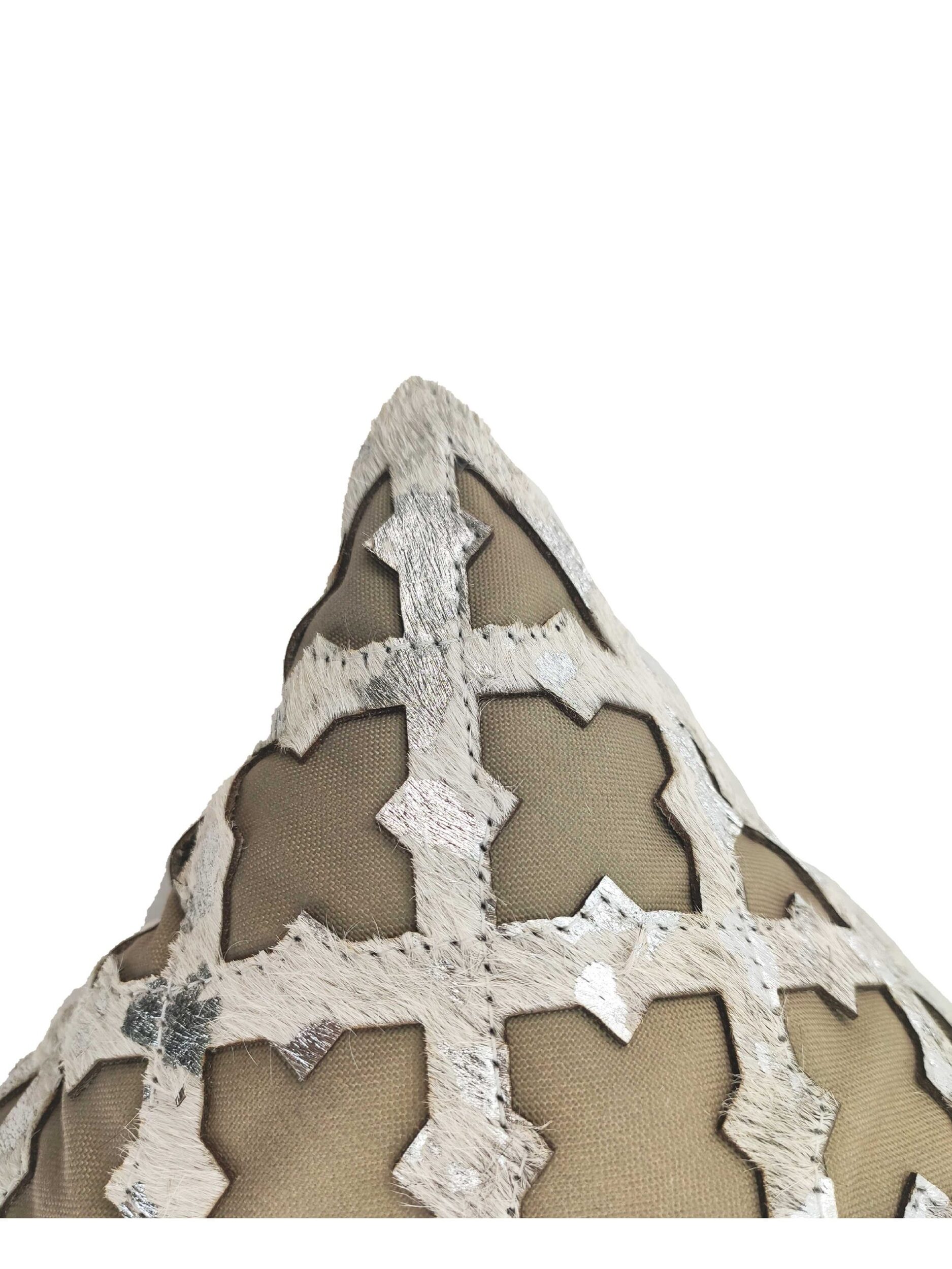 03-3-scaled-1.jpg Beautiful Design Olive Green Leather Cushion - CS 103 (30x50cm) - Image 3