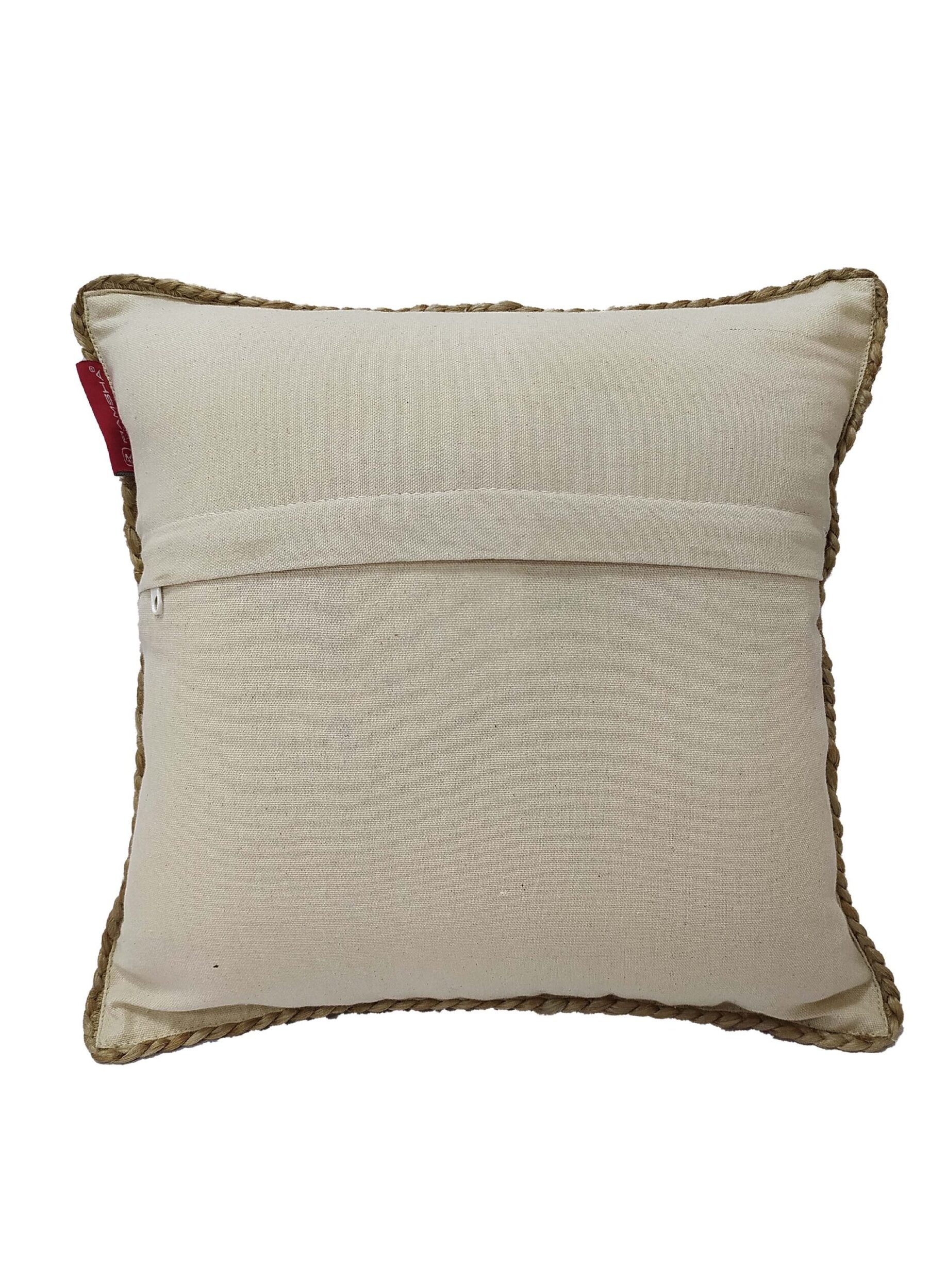 03-4-scaled-4.jpg 100% Natural Color Jute Cushion with Filler - CS 134 - الصورة 2