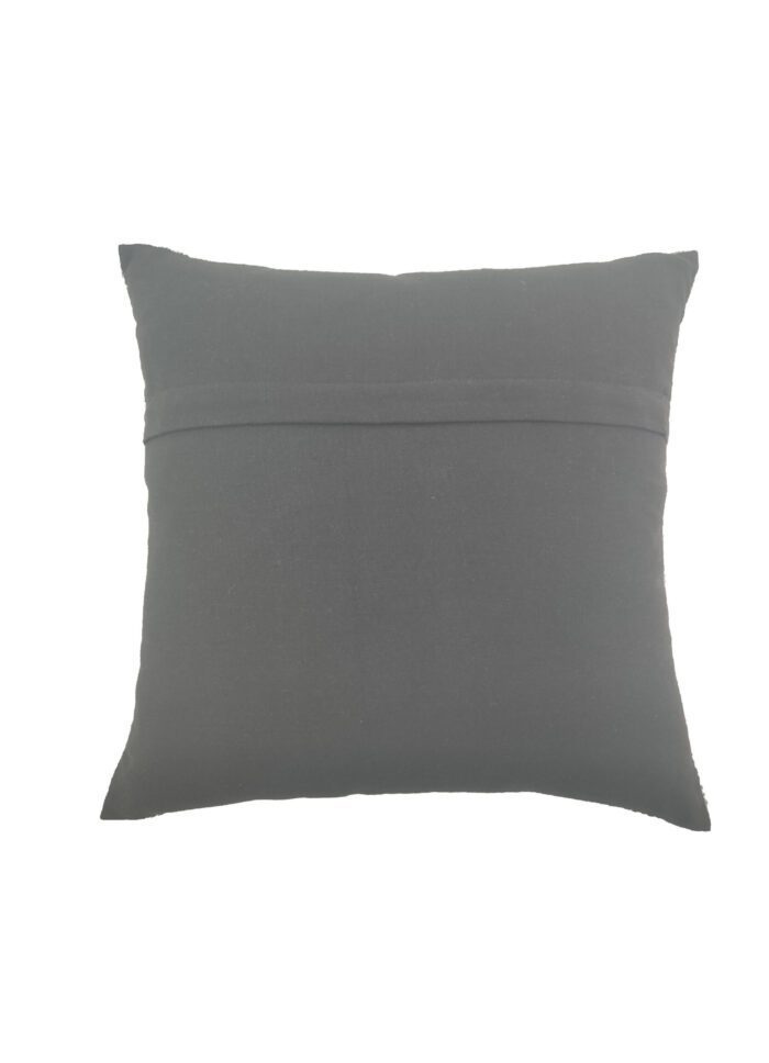 ⁦Black & White Cotton Cushion Cover - CS 130 (45x45cm)⁩ - الصورة ⁦3⁩