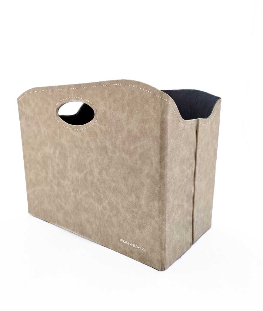 05.-868x1028-1.jpeg Ivory Handmade Polyester Basket - BK 003 (35x20x27cm) - Image 1