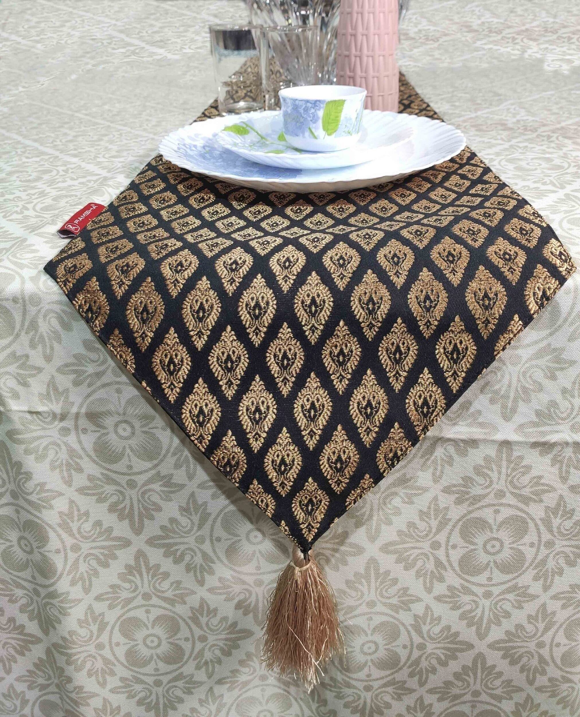 07-1-scaled-1-2023x2500-1.jpg Stunning Black & Gold Table Runner - TR 005 (30x130cm)