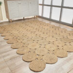 Handmade Natural Color Living Room Decor Braided Jute Rug - BR 035 (140x200cm)