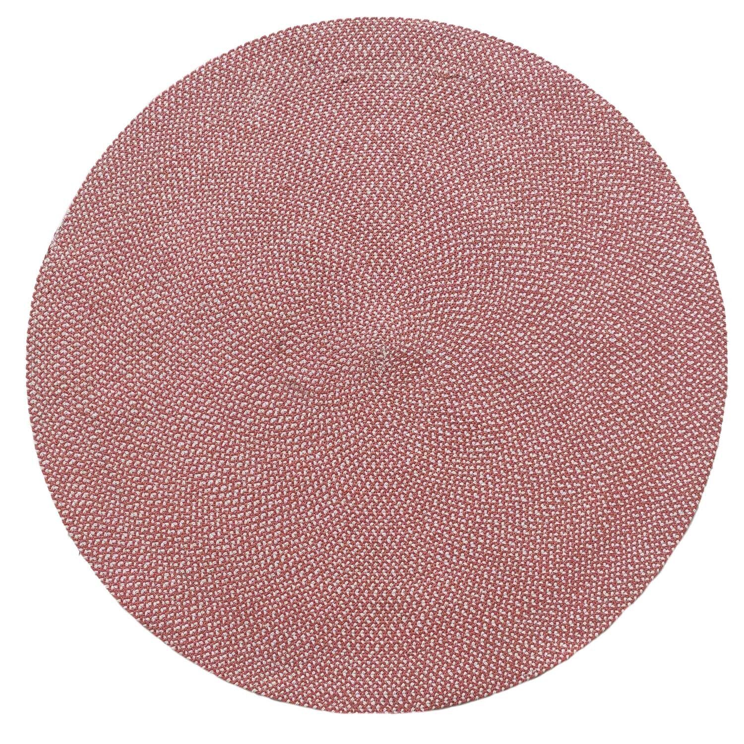 120-CM-RD_4.jpg Amazing Handmade Pink Cotton Round Rug - BR 011 (120cm)