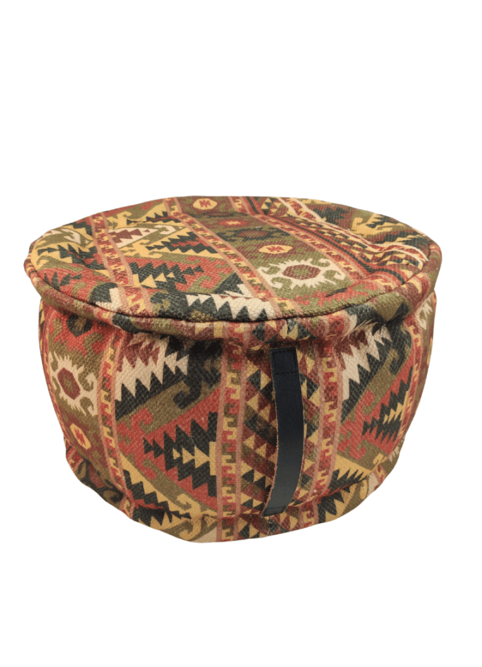 ⁦Living Room Polyester Pouf - PF 033 (50x50x30cm)⁩ - الصورة ⁦1⁩