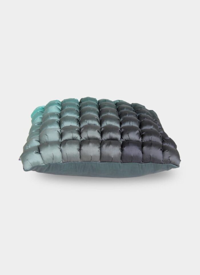 Dark Green Bubble Pillow Cover - CS 008 (40x40cm) - Image 2