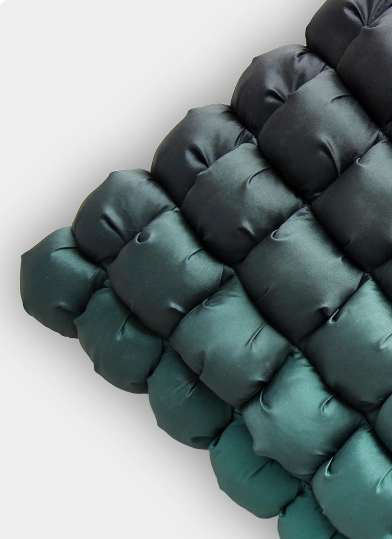 15052 (5) Dark Green Bubble Pillow Cover - CS 008 (40x40cm) - Image 4