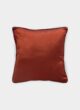 Orange and Silver Polyester Cushion Cover for Sofa, Bed, and Living Room - CS 035 (40x40cm) - Image 3