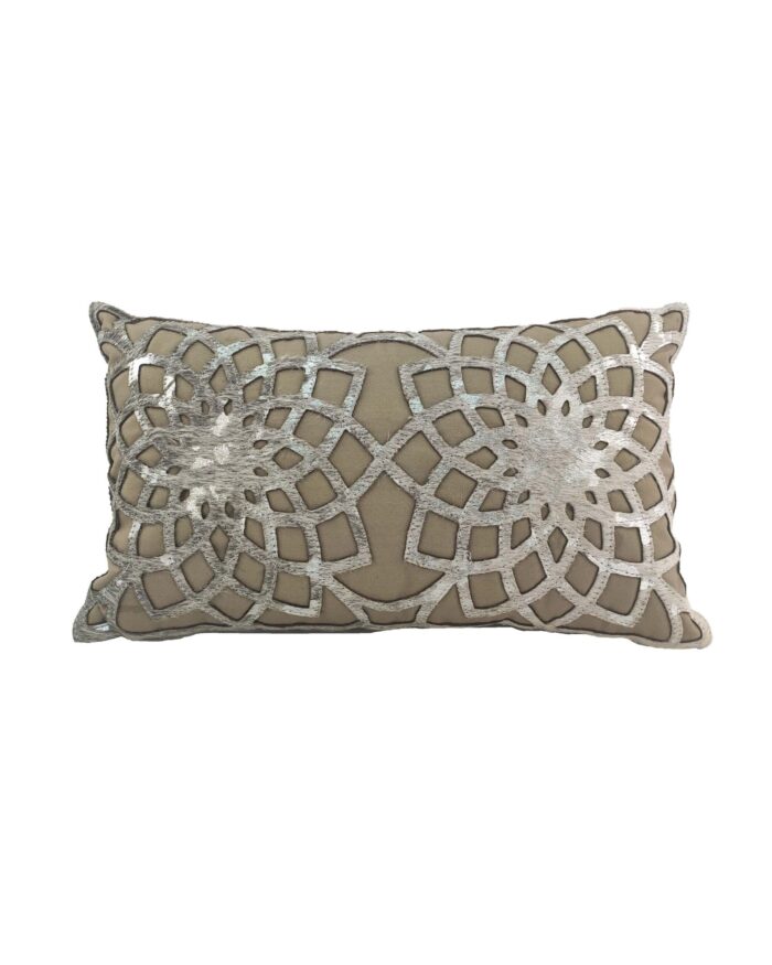 Home Decor Olive Green Leather Cushion - CS 102 (30x50cm) - Image 1