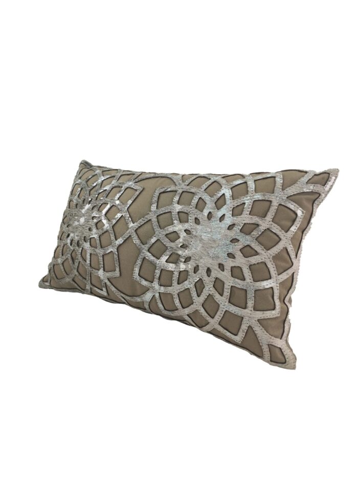 Home Decor Olive Green Leather Cushion - CS 102 (30x50cm) - Image 2