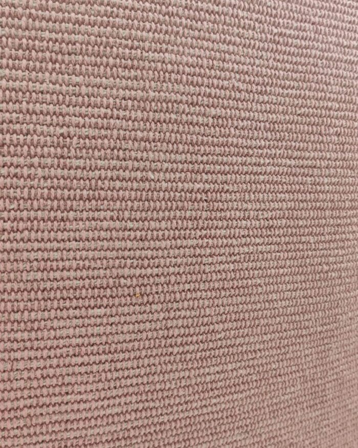 ⁦Pink Color Area Decor Cotton Pouf for Hallway - PF 069 (50x50x30cm)⁩ - الصورة ⁦3⁩