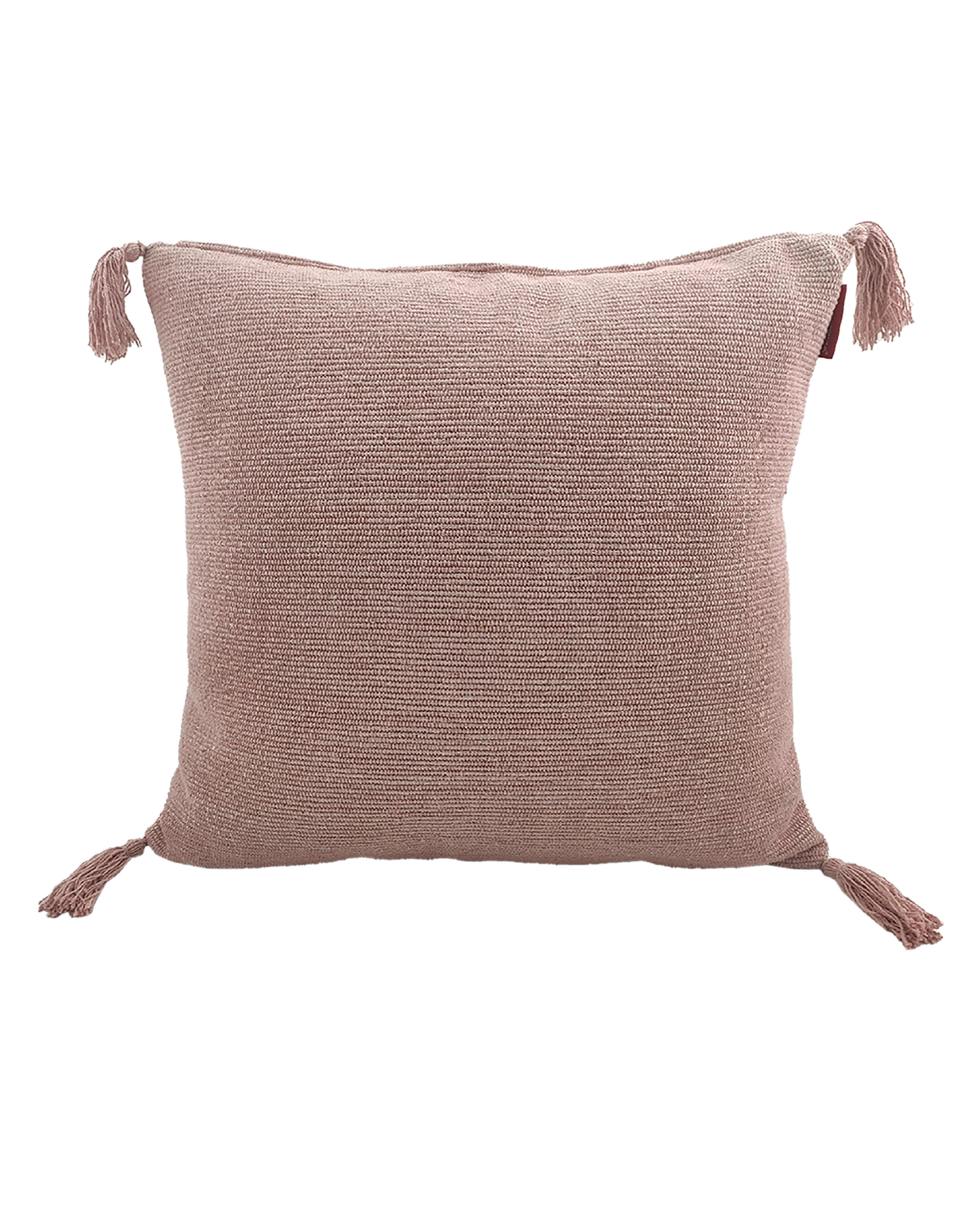 16000-3-1.jpg Pink Color Cotton Cushion with Filler for Window Seat, Bed, and Floor - CS 157 (60x60cm) - Image 1