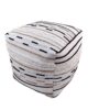 Comfort Cotton and Wool Pouf Natural Color - PF 066 (40x40x40cm)