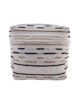 Comfort Cotton and Wool Pouf Natural Color - PF 066 (40x40x40cm) - Image 2