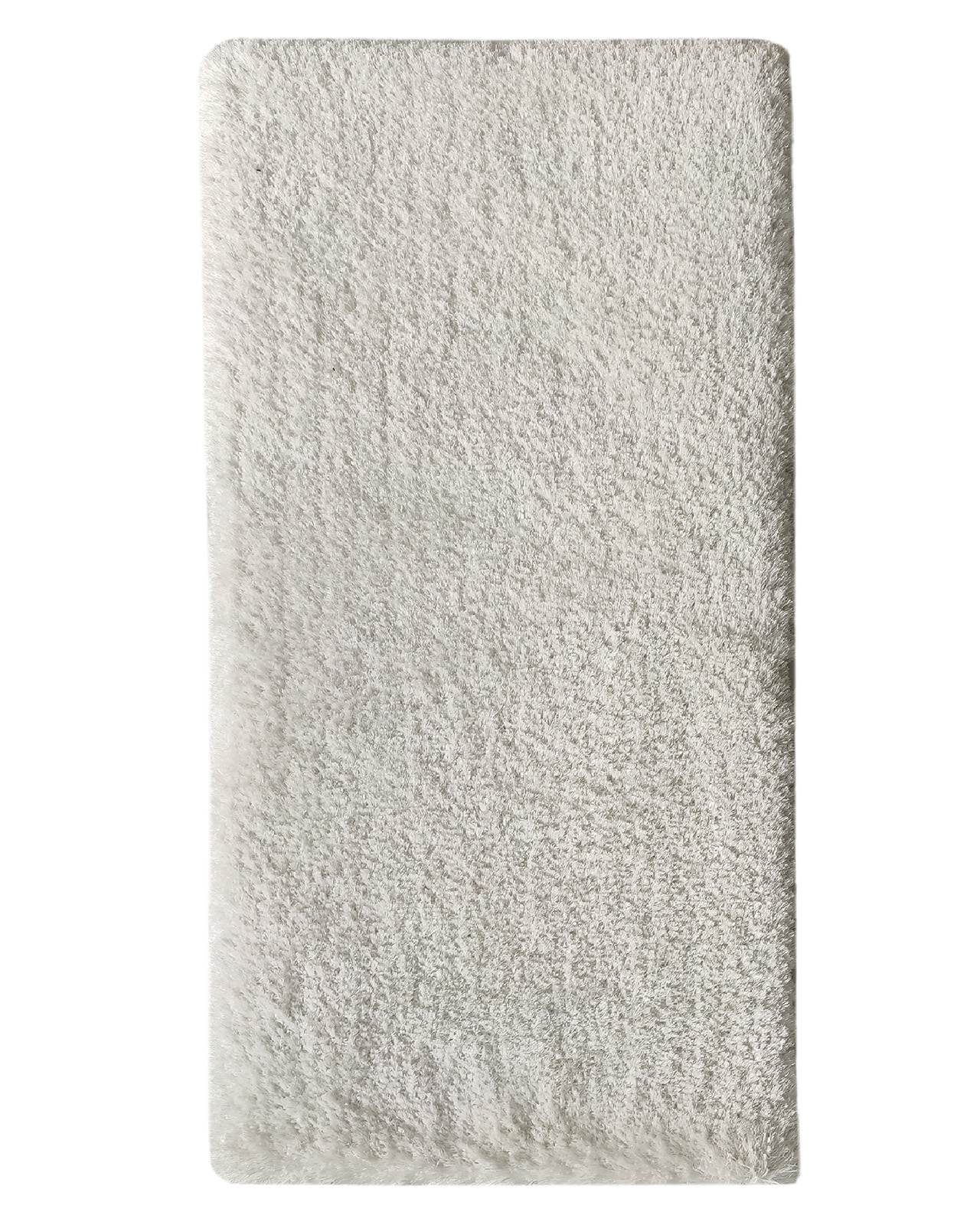 Cozy White Shaggy Rug MPV 01, 80x200cm for Entryway Decor by Ramsha Home Luxurious white shaggy rug MPV 01, 80x200cm, perfect for adding comfort to entryway decor by Ramsha Home.