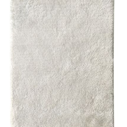 White color entryway decor shaggy rug MPV 01, 200x300cm, soft and stylish by Ramsha Home.