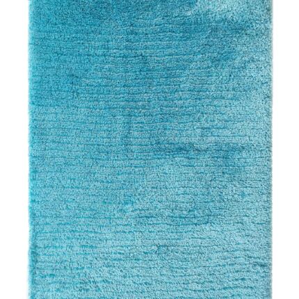 Aqua color shaggy rug MPV 02 for drawing room decor, 200x300cm, soft and stylish by Ramsha Home.