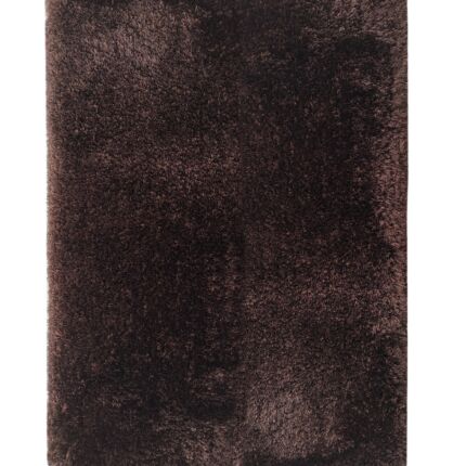 Stylish brown color fluffy shaggy rug MPV 04, 170x240cm, ideal for enhancing dining room decor by Ramsha Home.