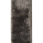 Soft and fluffy grey shaggy rug for hallway floor MPV-05, 60x180cm by Ramsha Home