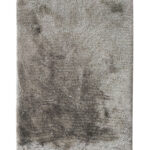Grey polyester hallway decor shaggy rug MPV 05 200x300cm by Ramsha Home