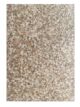 Creative Tan Color Guest Room Decor Leather & Wool Rug - LR 006 (200x300cm)