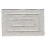 Bleach White Non-Slip Fluffy Soft Cotton Bathmat - BT 002 (60x90cm)