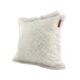 White & Silver Color Poly Duck Cushion with Filler for Home Decor, Window Seat - CS 122 (45x45cm) - الصورة 2