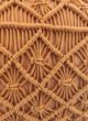 Orange decorative pouf for bedroom - PF 061 (40x40x40cm) - Image 3