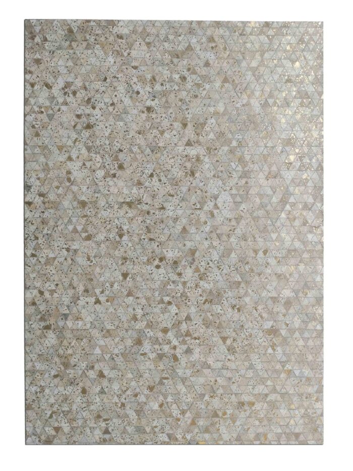 Creative Grey Area Leather Rug for Playroom - LR 006 (200x300cm)