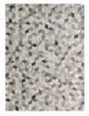 Grey Color Bedroom & Hallway Leather Rug - LR 007 (200x300cm)